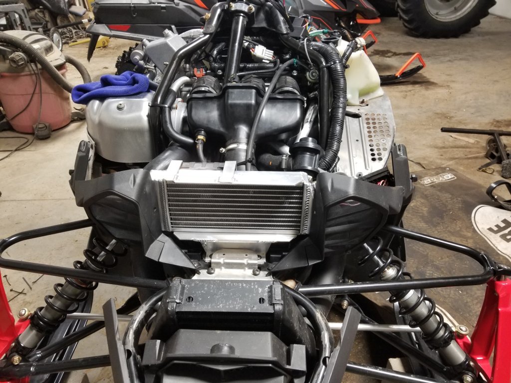 M&M Racing Radiator Install | TY4stroke: Snowmobile Forum | Yamaha - 4 ...