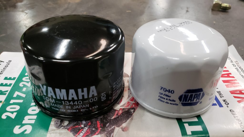 Anyone ever run the shorter Vector oil filter on an Apex? | TY4stroke