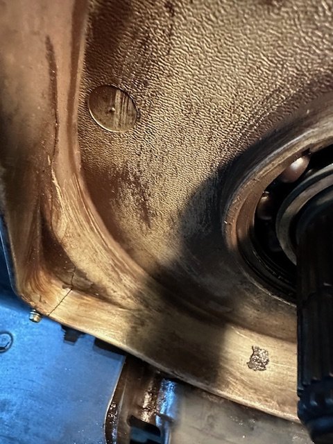 Dreaded Chain Case Crack Got Me! | TY4stroke: Snowmobile Forum