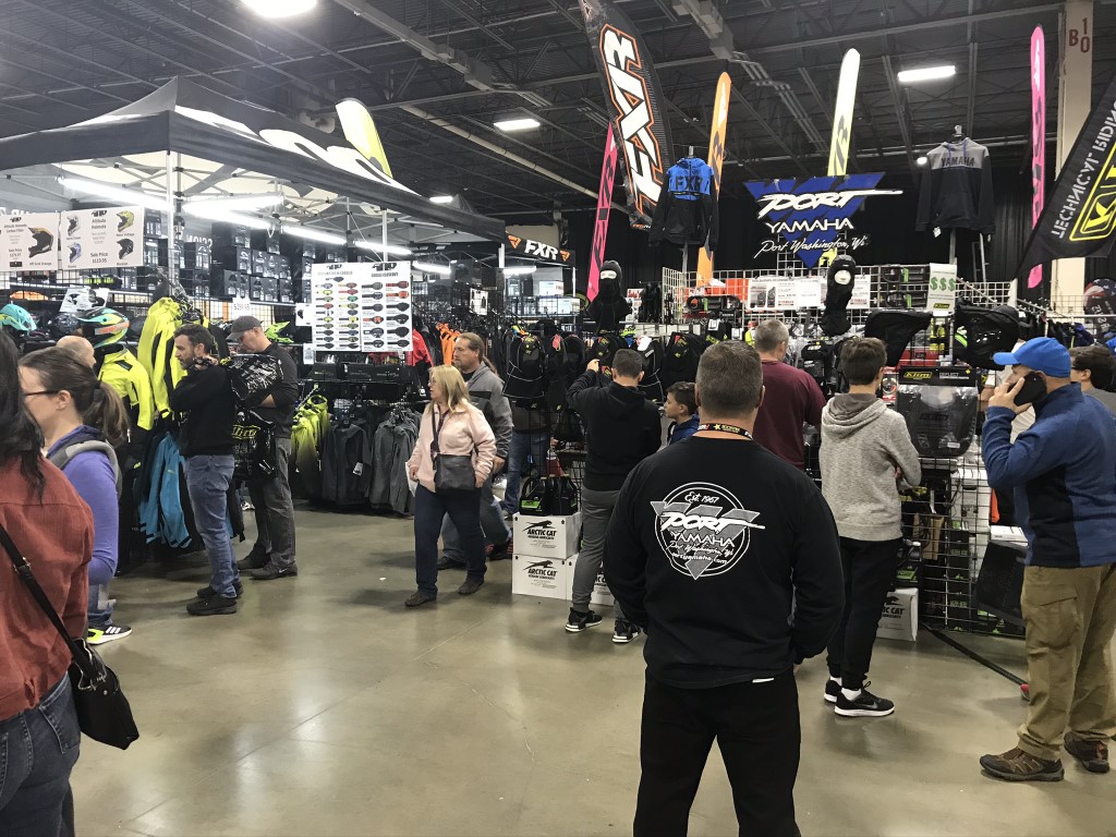 Few Pictures from Milwaukee and Novi Snow Shows TY4stroke Snowmobile