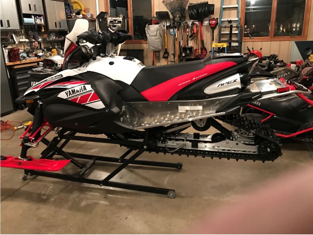 Attak Ice Scratcher Placement | TY4stroke: Snowmobile Forum | Yamaha
