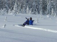 Carolyn Gets Stuck In Powder.JPG