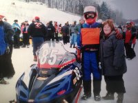 , Grant Vermeersch was the first to qualify a Yamaha over 90 mph at the Soo I-500..jpg