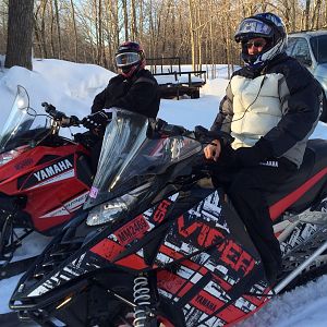 2014 Vipers with my brother Vince and I heading out on our last ride of the season!