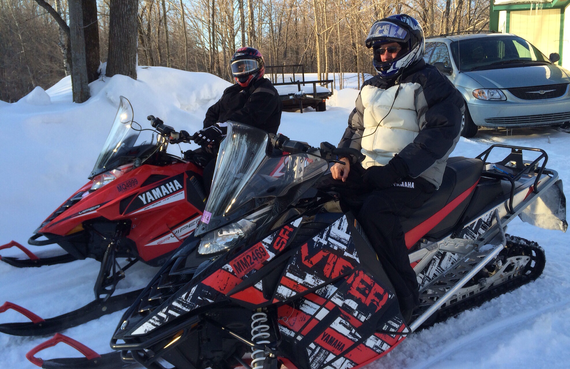 2014 Vipers with my brother Vince and I heading out on our last ride of the season!