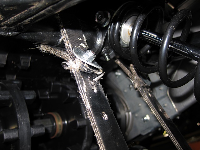 Bent washers & Chewed up Straps