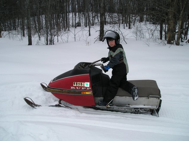 Sons first sled