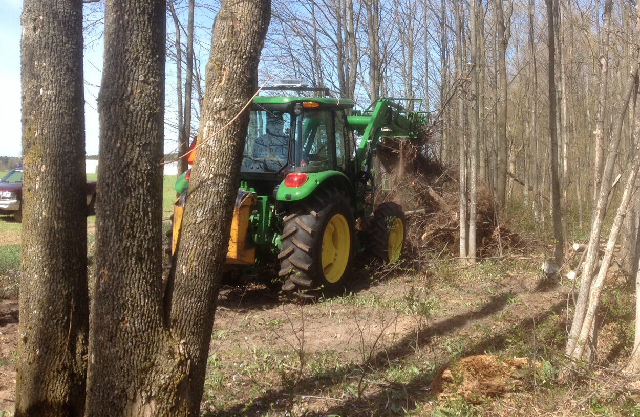 This tractor is paid for by The Jordan Valley Trail Council, labor provided by members of the Antrim County Snowmobile Club.